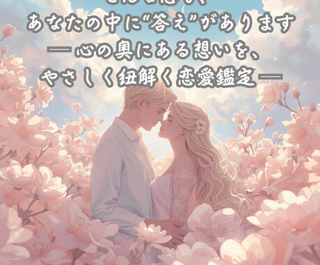 恋愛運・出会い・結婚の流れを丁寧に鑑定します あなたらしい幸せなご縁を迎えるための道筋をそっと示します イメージ1
