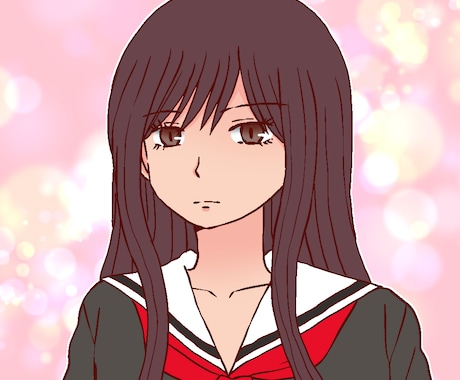 アイコン・身代わりキャラに使える絵を描きます イメージ1