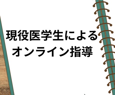 お試し/現役医学部生がアドバイスます 高校生・高卒生向けオンライン医学部受験相談 イメージ1