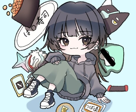 SNSで使える自分だけのイラスト描きます 自分だけのオリジナルSNSアイコンが欲しい方へ イメージ2