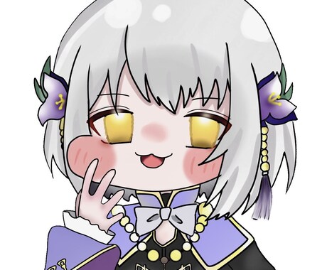 もちもちほっぺのSD描きます 某スマホゲームの、もちもちほっぺSDイラスト描きます✩.* イメージ2