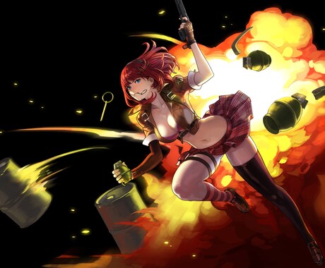 オリジナルキャラクターのラフの出品となります イラストのラフ制作を致します。 イメージ1