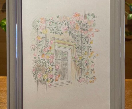 A4/優しく暖かく色鉛筆で風景画描きます 色鉛筆でイラスト、風景画何でも描きます。お気軽にご相談下さい イメージ2