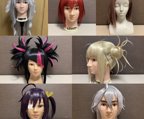 コスプレウィッグ オーダー 受付ます 造形ウィッグや様々な形のウィッグに対応できます！ イメージ2