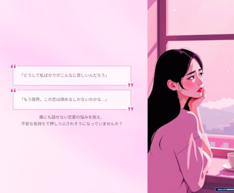 4月限定500円彼の本心カードで深く読み解きます もう一人で泣かないで/辛い恋に終止符を打ちます/復縁/片思い イメージ2