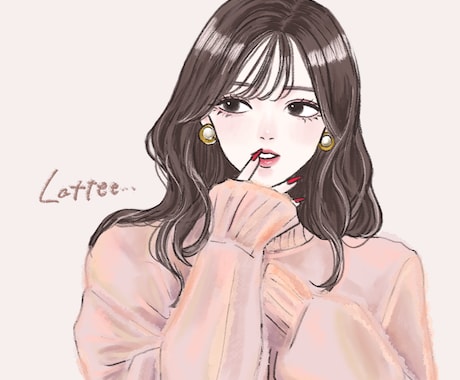 手描き✦︎大人可愛いイラストを制作します 大人可愛いオリジナルイラストで印象にのこるアカウントに✦︎ イメージ1