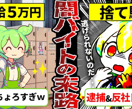 ゆっくり、ずんだもん、2chなどサムネイル作ります 即日短納期丸投げOK！YouTubeサムネイルおまかせ下さい イメージ2