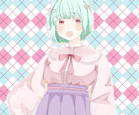 ふわふわして可愛い雰囲気のイラスト制作します SNSアイコンや個人用イラストお受けします！ イメージ2
