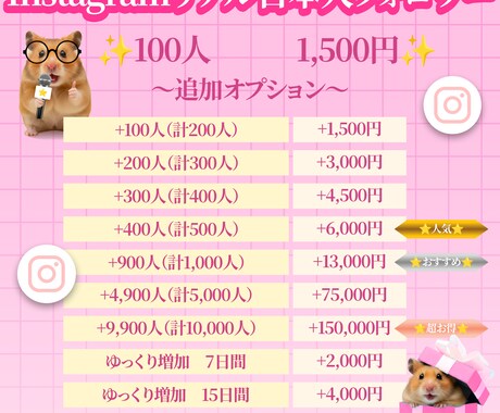 インスタ日本人リアルフォロワー100人増やします ⭐安全 高品質 増加 減少保証 ⭐ Instagram 運用 イメージ2