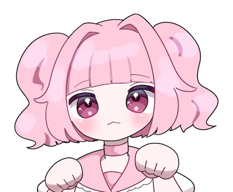 かわいい女の子のイラスト描きます イメージ1