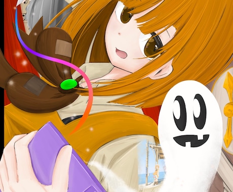 商用OK！キャラクター1枚絵、表紙等描きます あなただけの可愛いキャラクターイラストをご提供 イメージ1