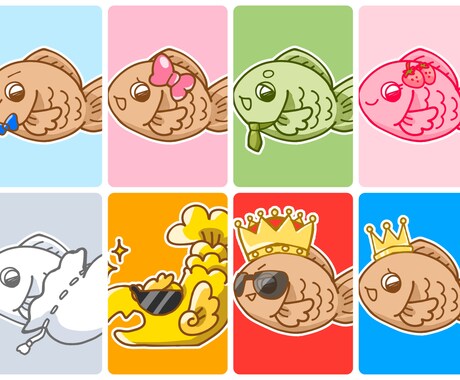 YouTubeやTwitchなどのスタンプ作ります LINEスタンプの経験も有ります！手頃で簡単にお手元にどうぞ イメージ2