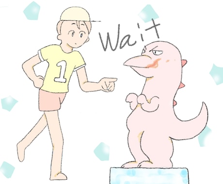 温かみのあるキャラクターイラストを制作します イメージ1