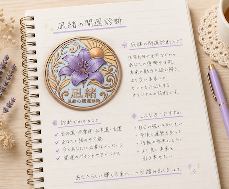 占いジプシー卒業。依存させない開運診断書を届けます 生年月日であなたの本質とこれからの確かな運勢を観定します イメージ1