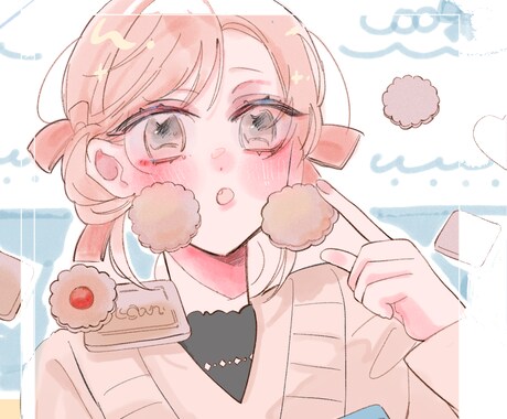 必見!きゅるふわ:*･ﾟ水彩イラスト描きます 見て癒される透明感100%のオリイラ❣ イメージ2