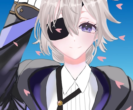 SNS向けのキラキラアイコンを描きます 彩度高めな目を惹くイラストです！ イメージ1