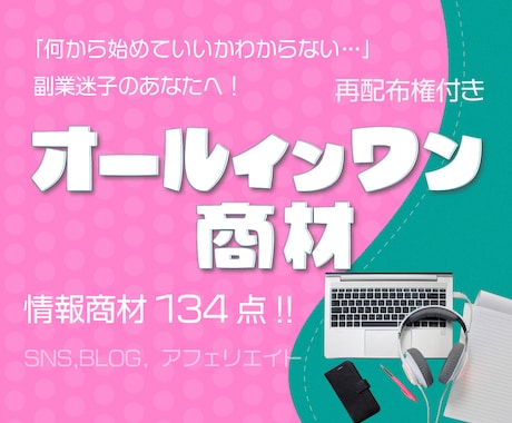 副業初心者さん向けのオールインワン商材を販売します そのまま再販売OKの副業ビジネスマニュアル イメージ1