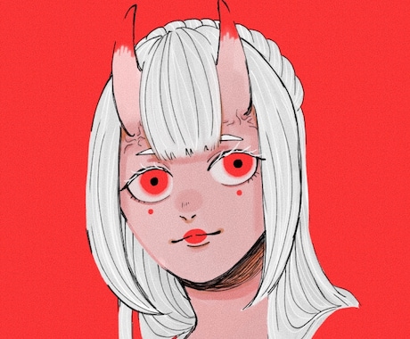 理想のアイコン、キャラデザのイラスト制作致します SNSや動画配信などなど様々にお使いください♪ イメージ2