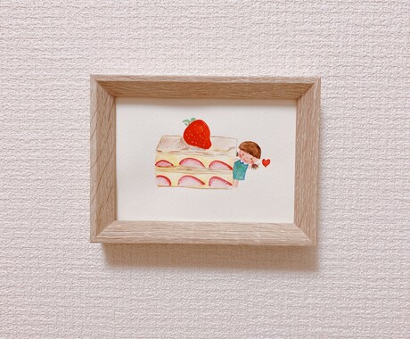 スイーツ、グルメイラスト描きます 水彩画でご要望お聞きしながら描きます。 イメージ2