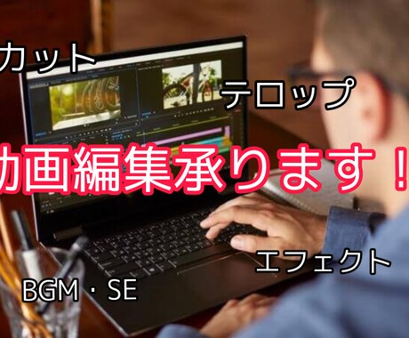 エンタメ系YouTube動画の編集承ります エンタメ系動画編集のカット、テロップ、SE、BGMやります。 イメージ1