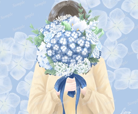 優しい雰囲気のイラストを描きます アイコン、動画用、配信背景等の様々な用途に。 イメージ1