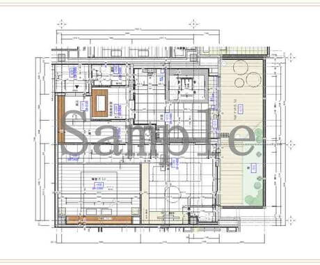 建築士が図面をデータ化します 手書き図面、古い施工図などさまざまな図面に対応します。 イメージ2
