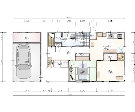 建築図面作成します 使用ソフトは、アーキトレンドVer4です。 イメージ1