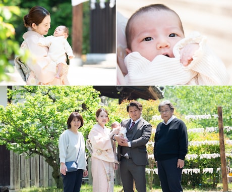 お子様の一生に一度の姿を素敵に残します 1時間150枚〜バリエーション豊富！経験豊富なカメラマン♪ イメージ2