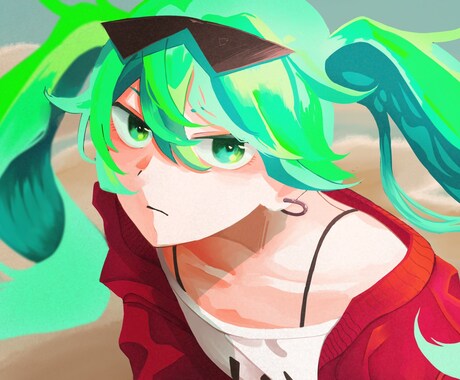 各種SNS用アイコン・一枚絵・立ち絵描きます 厚塗り、アニメ塗り、様々なジャンルに対応します イメージ2