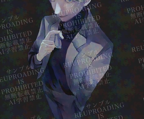 アイコンや一枚絵制作します 少しダークで耽美な、質感にこだわった厚塗り制作します イメージ2