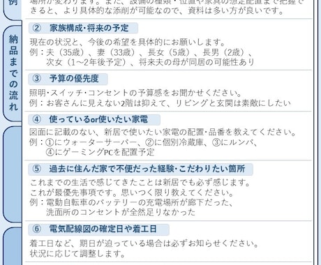 スイッチ･コンセント･照明｜電気配線図を添削します 自宅を3回建てた現役設計士が快適な住まいを一緒に考えます イメージ2