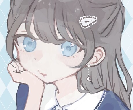 全身3500円＊ゆるふわ系イラスト＊お描きします バストアップ2000円⭐️イラスト練習のため今月中格安で イメージ1