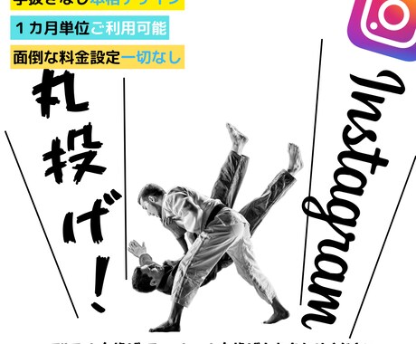 Instagram丸投げ!運用代行いたします 面倒な料金設定は一切なし!1ヶ月単位より イメージ1