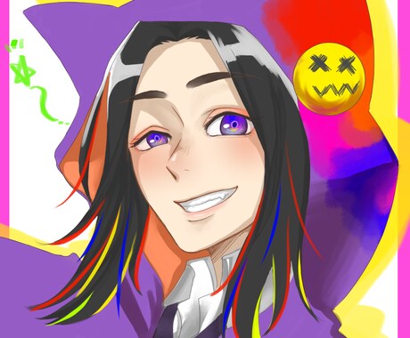 アイコンイラスト描きます 自分のキャラをSNSのアイコンに イメージ1