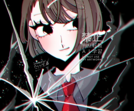 グッズやサムネに映えるバストアップイラスト描きます CDのジャケットや動画サムネイルなどにいかがですか？ イメージ2