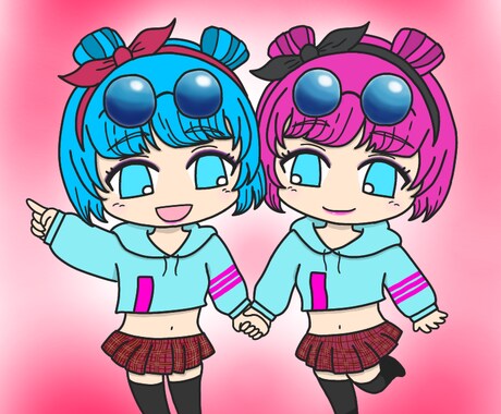 TwitterやLINEのアイコンお描きします ちびキャラのアイコンはどうですか？✨ イメージ2