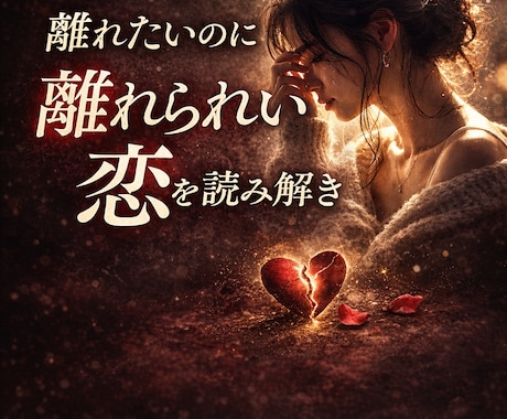 離れられない苦しい恋を読み解きます 離れたいのに離れられないには理由があります イメージ1