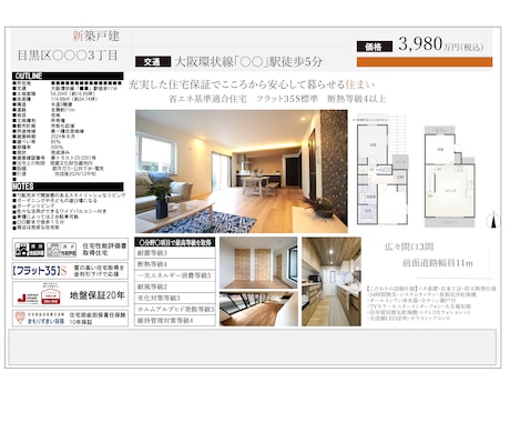 販売図面作成します スピ－ドとデザインで差別化を図ります イメージ1