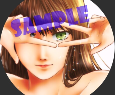アイコンイラストを買い切りで販売します キリッとした女性アイコンイラスト イメージ2