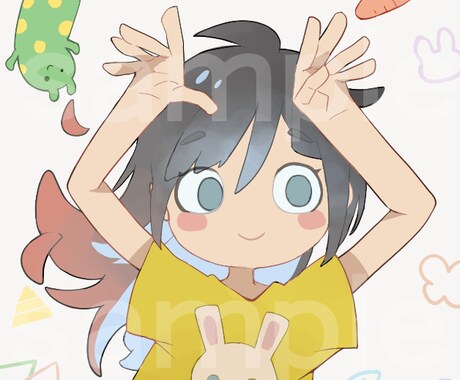 ぽんわかしたイラスト承ります ゆるかわポップなイラスト制作を目指して イメージ1