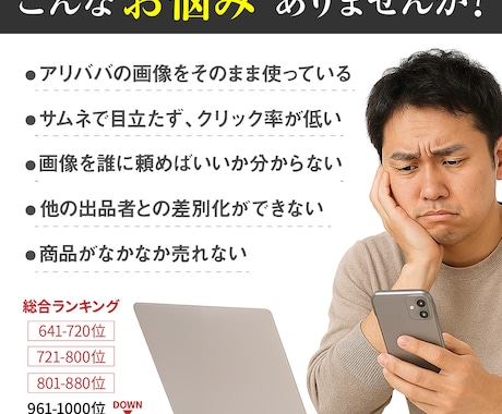 ＥＣサイト商品画像を作成いたします 売れる商品画像の作成にご協力させて頂きます！ イメージ2