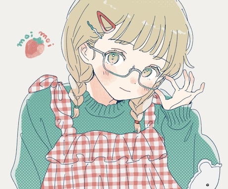 ふんわり優しいタッチでアイコンを制作いたします 新しいアイコンに変えたいなぁとお考えでしたらお任せください イメージ1