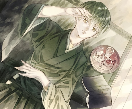 挿絵や個人的趣味のもの、イラスト描きます 和風に特化した絵描きの美しいイラストはいかがですか？ イメージ2