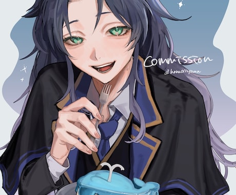 人物イラスト制作 厚塗りで用途にあった絵を描きます 商用可！アイコン＊立ち絵＊歌ってみたサムネ等幅広く制作します イメージ2
