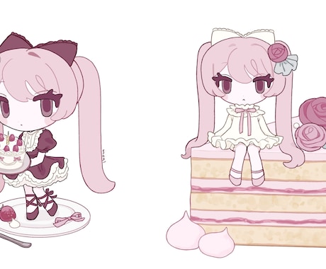 かわいいミニキャラ・SDキャラ制作します グッズイラスト、アイコン、スタンプなどにどうぞ◎ イメージ2
