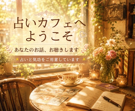 占いカフェへようこそ☆あなたのお話、お聴きします 占いと氣功を用意してお待ちしています✨数分～気軽にどうぞ✨ イメージ1