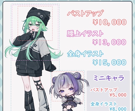 厚塗り風のかわいいイラストお描きします アイコン・動画サムネイル・グッズなど幅広くお使いいただけます イメージ2