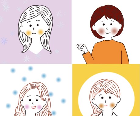 美容系発信者様へアイコンを作成します SNS、美容系ブログに！あなたの印象を伝えましょう！ イメージ1