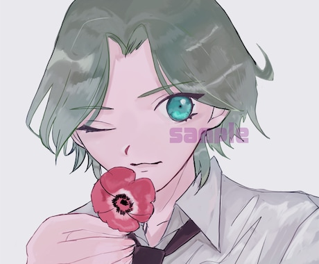 最短1日！SNSのアイコンイラスト描きます 似顔絵、動画の一枚絵、イラストなども対応可！お気軽にご相談を イメージ1