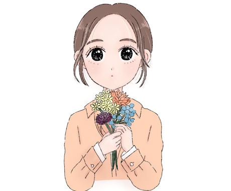 ゆるふわ・キラキラした女の子イラストを描きます 可愛い/透明感/淡いカラー/細かいリクエスト可 イメージ2